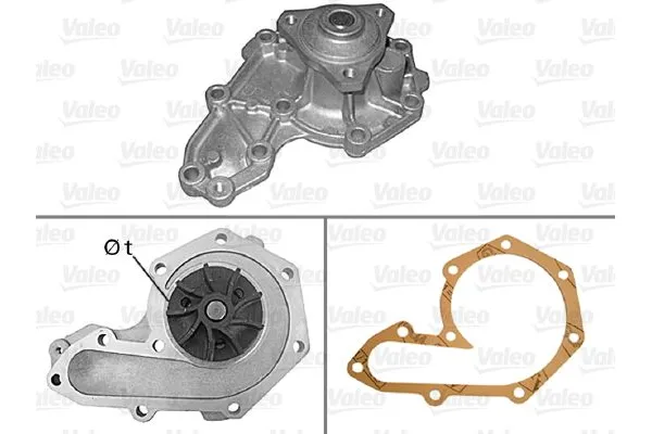 Devirdaim Su Pompası  Renault Clio I Faz I / II (B/C57)(01.1991->)  VALEO 506019