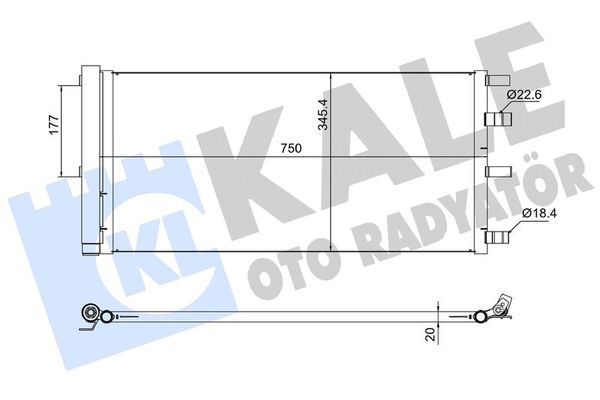 Klima Radyatörü  KALE 382670