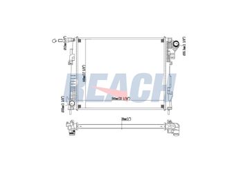 Su Radyatörü  VEKA 16-3557  8200411166 2140000Q0C 4416948 93854164