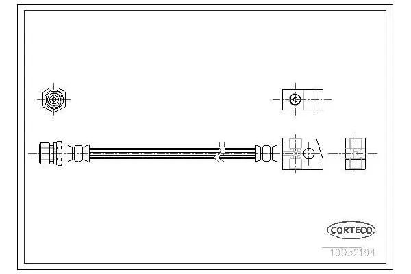 Fren Hortumu Arka Sağ veya Sol MGA 51915
