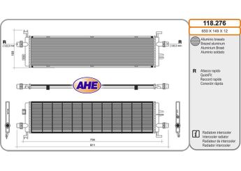 Su Radyatörü  RADISEN RR 677243  A0995003801 RR677243 995003801 0995003801