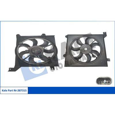 Radyatör Fan ve Motoru  Kia Cerato (LD)(2004->)  MANDO DC253802F000