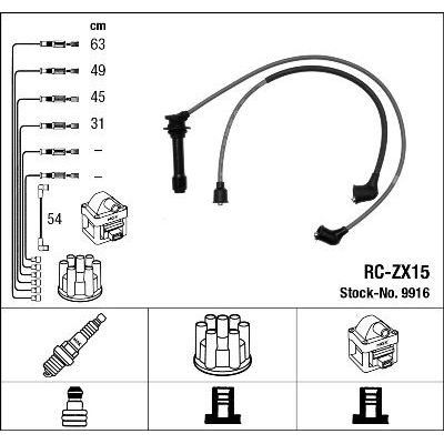 Buji Kablosu  NGK 9916