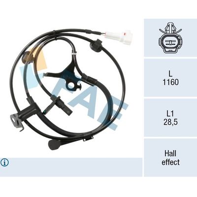Abs Sensörü Ön Sol Toyota Yaris (XP13)(2017->)  MAHER 18138