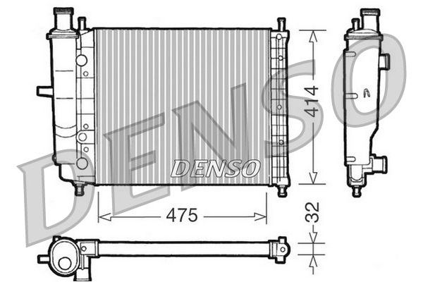Su Radyatörü  DENSO DRM09028