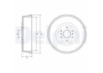 Kampana Arka Sağ veya Sol DELPHI BF623  43206EB360