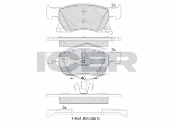 Fren Disk Balata Ön AYD 60418B  95526566 13478300 39103797 01 347 830 0 039 103 797 1 347 830 0 1684934780 39 103 797 95 526 566