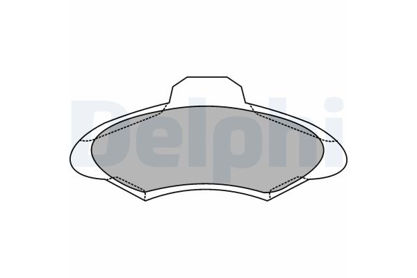 Fren Disk Balata Ön Ford Escort Cabrio (1991->)  DELPHI LP1139