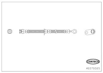 Fren Hortumu Ön Sağ veya Sol CAVO C901 725A  4806P4