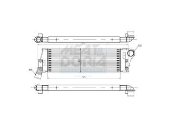 Turbo Radyatörü  ORİS 1445-4835  8200115540 8200700172