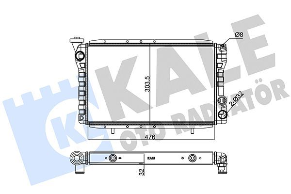 Su Radyatörü  KALE 0560012AL