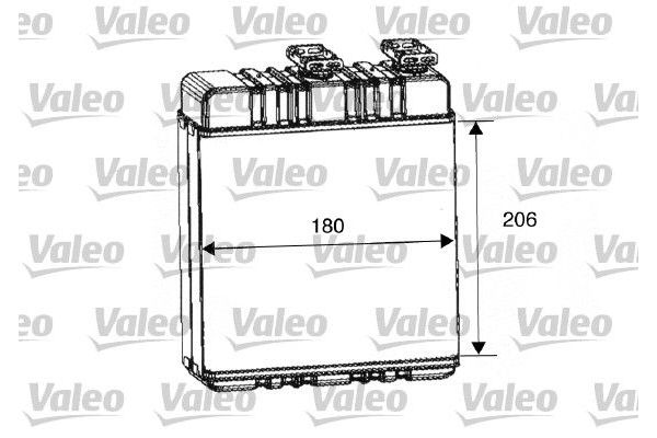 Kalorifer Radyatörü  Opel Astra G 4/5 Kapı (1998->)  VALEO 812222