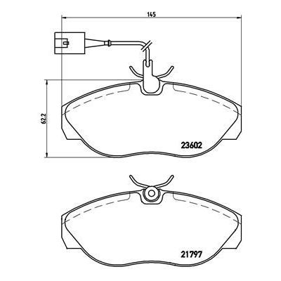 Fren Disk Balata Ön BREMBO P 23 083