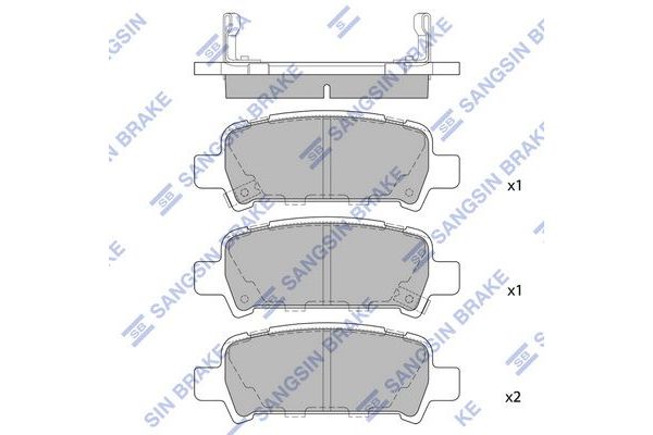 Fren Disk Balata Arka SANGSIN SP2120