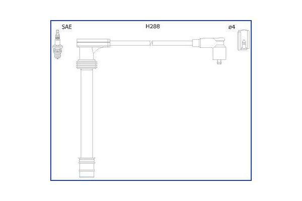 Buji Kablosu  HUCO 134518