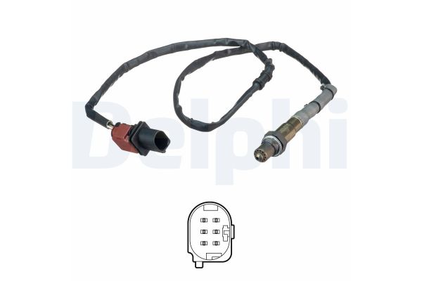 Oksijen (Lambda) Sensörü  Audi A3 Sportback (8PA)(09.2004->)  DELPHI ES20556-12B1