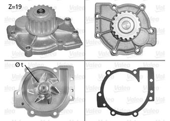 Devirdaim Su Pompası  VALEO 506325  7438610035 1388504 6G9N8591AA 7438610006 2716470 271647.0 2719854 271985.4 2719862 271986.2 272457 272474 272476 2724763 272476.3 272481 30650751 30684432 306844325 30684432.5 30751700 8694626