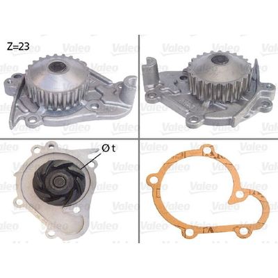 Devirdaim Su Pompası  Nissan Micra (K10)(12.1982->)  VALEO 506622