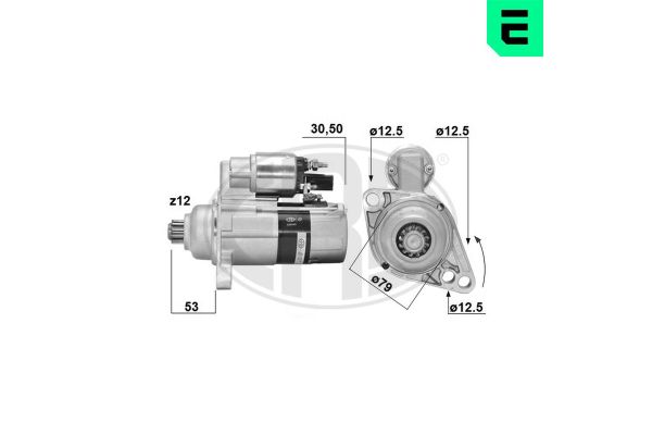 Marş Dinamosu  Volkswagen T6.1 Transporter P.Van (SH)(07.2019->2024)  ERA 220948A