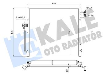 Klima Radyatörü  KALE 361345  995000002 A0995000002 0995000002