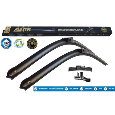 Silecek Süpürgesi Ön Muz Tip 600/480 mm - 24/19 inç MAXTEL 12106251