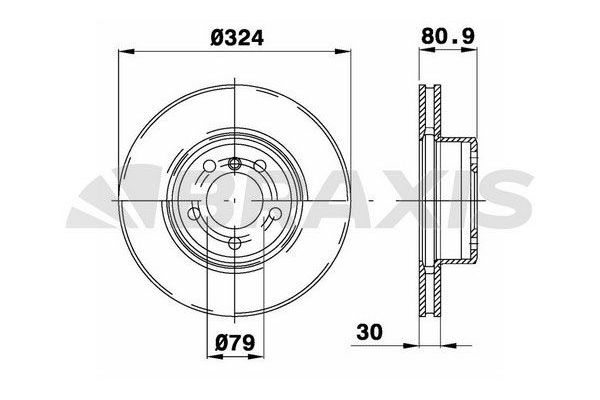 Fren Disk Ayna Ön Sağ ve Sol BRAXIS AD1052