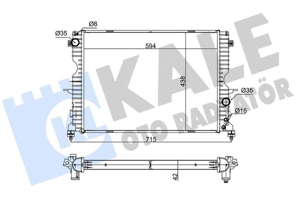 Su Radyatörü  KALE 350400