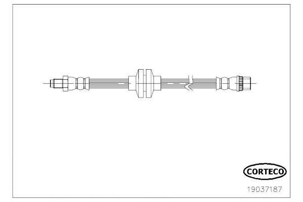 Fren Hortumu Ön Sol CORTECO 19037187