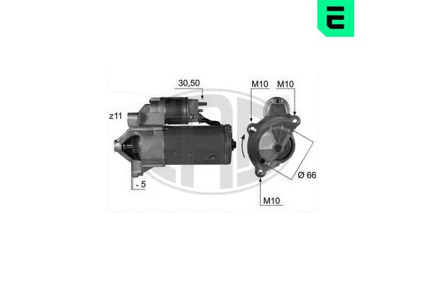 Marş Dinamosu  Peugeot 4007 (06.2007->)  ERA 220171
