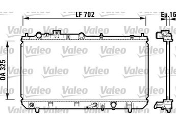 Su Radyatörü  VALEO 734124  ZL0215200 ZL02-15-200 ZL0415200 ZL04-15-200 ZL0415200A ZL04-15-200A ZL0415200B ZL04-15-200B ZM0415200A ZM04-15-200A