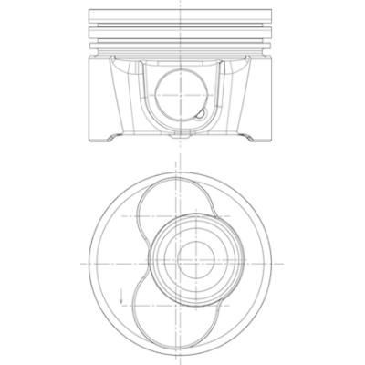 Piston (81.01MM-0.50)  GOETZE 87-72175-050