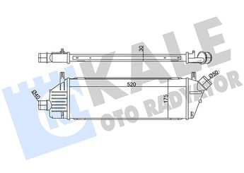 Turbo Radyatörü  MGA 80345  14461AY600 14461-AY600