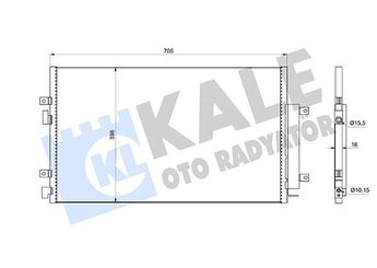 Klima Radyatörü  KALE 361305  8105100XKZ36A