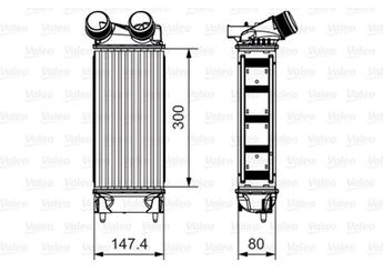 Turbo Radyatörü  VALEO 818291  384N9 0384.N9 9800291280 0384N9