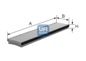 Polen Filtresi  UFI 53.016.00  ME1S7H16N619AC 1S7H19G244 C2S16860 6447CK 6447-CK 1097670 1215228 1491665 6797072 7180932 93BW16N619AA 93BW-16N619-AA 93BW16N619AB 93BW-16N619-AB