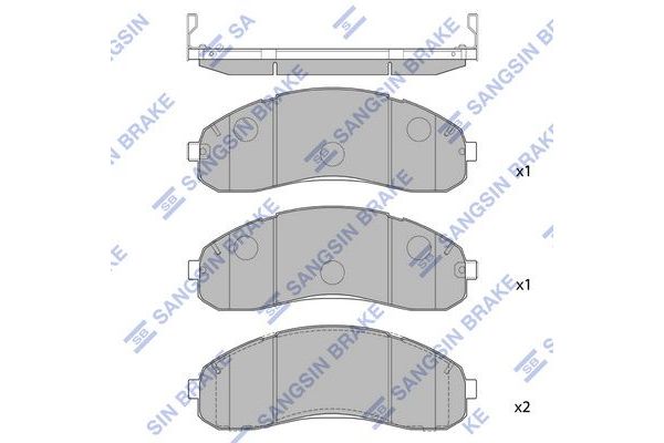 Fren Disk Balata Ön SANGSIN SP1148