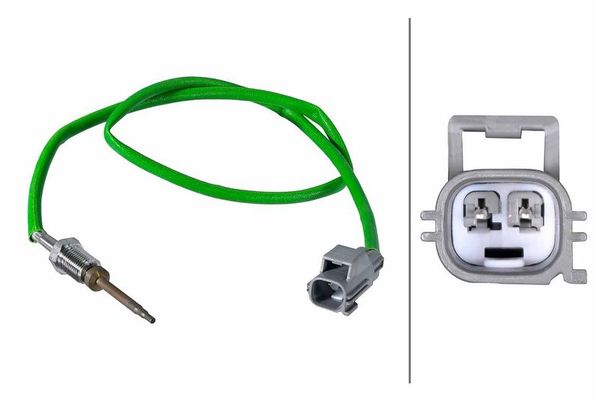 Egzoz Sıcaklık Sensörü  Ford Grand Tourneo Connect (2013->)  HELLA 6PT 358 226-421