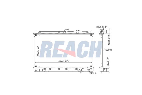 Su Radyatörü  Mitsubishi Galant 4 Kapi (E30)(1988->)  ORİS BMI019016