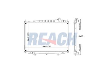 Su Radyatörü  ORİS BNI047026  214102S710 214603S800 B14603S800 214102S810