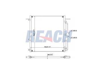 Klima Radyatörü  NRF 35657  AWR1624 STC3679 AWR 1624 JRB000030 JRB000040 JRB101120