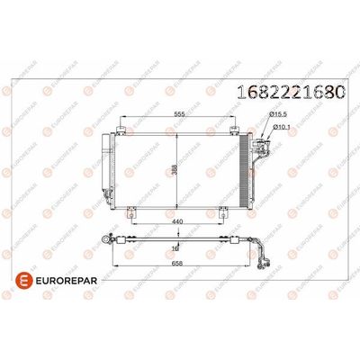 Klima Radyatörü  Mazda 3 Sedan (BM/BN)(07.2013->)  EUROREPAR 1682221680