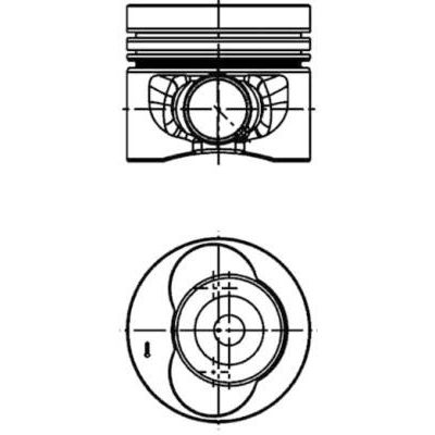Piston (81.00MM-0.50)  KOLBENSCHMIDT 40683620