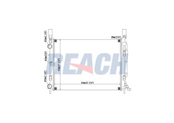 Su Radyatörü  BEHR CR 1156 000S  8200418327 4155000002 8200418328 A4155000002