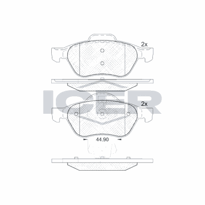 Fren Disk Balata Ön KALE BALATA 24535 183 05 ANS KD13