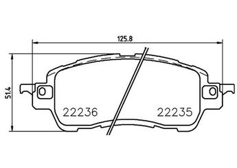 Fren Disk Balata Ön MAGNETI MARELLI 363700449055  5434279 D0Y13328ZA DAY43328ZA DAY53328ZA DAY63328Z DAY63328ZA DBY13328Z DBY13328ZA DHY83328Z DHY93328Z D10605RB0A 4465WB001 04465WB001