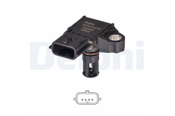 MAP Sensörü  Renault Trafic P.Van (06.2014->)  DELPHI PS20076-12B1