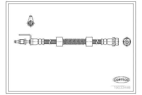 Fren Hortumu Ön Sağ veya Sol OTOZONE FHO3009