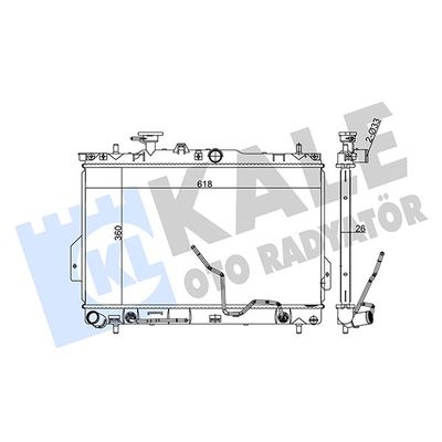 Su Radyatörü  Hyundai Matrix (FC)(2001->)  KALE 369700