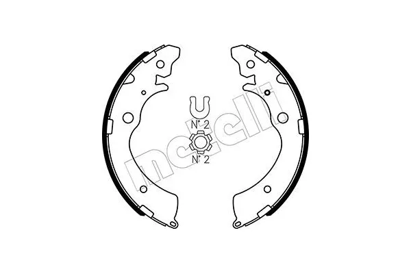 Fren Pabuçlu Balata Arka Honda HR-V (GH)(01.1999->)  BRAXIS AC0229