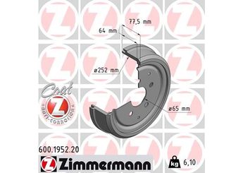 Kampana Arka Sağ veya Sol ZIMMERMANN 600.1952.20  251609615 251 609 615